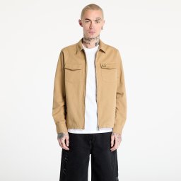Риза FRED PERRY Twill Zip-Through Overshirt Warm Stone M