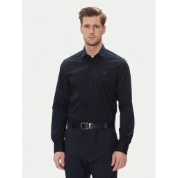 Tommy Hilfiger Риза MW0MW39279 Тъмносин Slim Fit