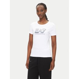 EA7 Emporio Armani Тишърт 7W000183 AF10373 U0002 Бял Regular Fit
