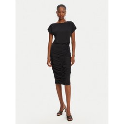 Patrizia Pepe Ежедневна рокля 2A2871/J294-K103 Черен Regular Fit