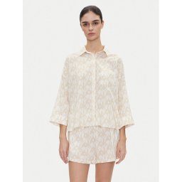 DKNY Пижама YI80048 Бежов Regular Fit