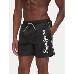 Pepe Jeans Плувни шорти Logo PMB10419 Черен Regular Fit