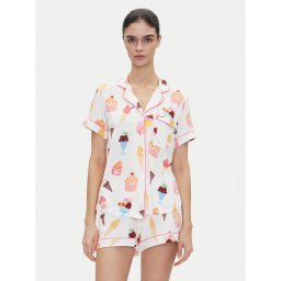 Kate Spade Пижама KSI12746 Бял Regular Fit