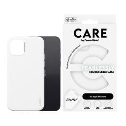 Гръб CARE by PanzerGlass Fashion за iPhone 12/12 Pro , White Orchid
