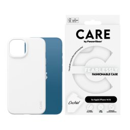 Гръб CARE by PanzerGlass Fashion за iPhone 14/13 , White Orchid