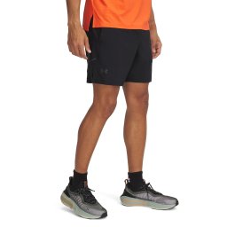 Under Armour LAUNCH PRO 2n1 7'' SHORTS Black/ Fire/ Reflective XXL