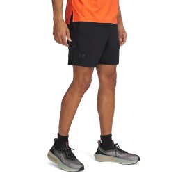 Къси панталони Under Armour LAUNCH PRO 2n1 7'' SHORTS Black/ Fire/ Reflective XXXL