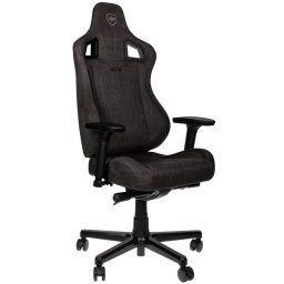 Геймърски стол noblechairs EPIC Compact XT (NBL-ECC-TX-ATC), до 120кг. макс тегло, текстил, алуминиева база, сив