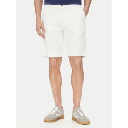 La Martina Шорти от плат Vics MAB004 TL147 Бял Regular Fit