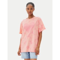 One Teaspoon Тишърт Love Sweat 26918 Розов Relaxed Fit