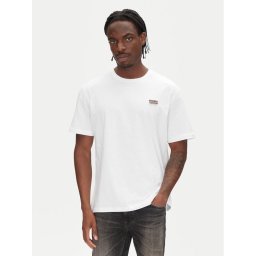 Just Cavalli Тишърт 78OAHE11 Бял Regular Fit
