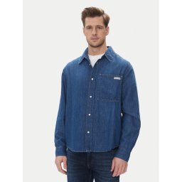 Calvin Klein Jeans дънкова риза J30J327509 Тъмносин Regular Fit