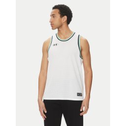 Under Armour Мъжки топ Zone Pro 6000370 Бял Loose Fit