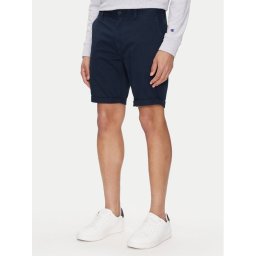 Tommy Jeans Шорти от плат Scanton DM0DM21950 Тъмносин Slim Fit