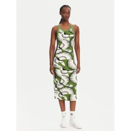 adidas Ежедневна рокля FARM Premium JD6314 Зелен Slim Fit
