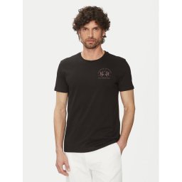 La Martina Тишърт Vernie MAR009 JS206 Черен Regular Fit