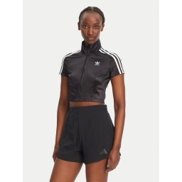 adidas Блуза adicolor JD0277 Черен Slim Fit