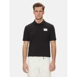 Richmond X Тениска с яка и копчета UMP25170PO Черен Regular Fit
