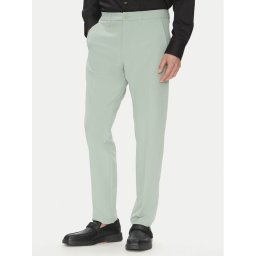 BOSS Текстилни панталони T_Commuter-Slim 50534303 Зелен Slim Fit