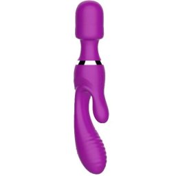 Комбиниран мулти-функционален вибратор и масажор "No 15 PURPLE" 23 см