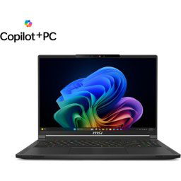 Лаптоп MSI Stealth A16 AI+ A3XVFG - AMD Ryzen AI 9 HX 370, RTX 4060, 16" QHD+ OLED 240hz, 32GB LPDDR5x, Windows 11