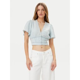 Guess Блуза W5GH82 D5N81 Светлосиньо Regular Fit