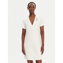 Liu Jo Sport Ежедневна рокля TA5290 J4869 Екрю Regular Fit