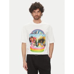 HUGO Тишърт Duwood 50538512 Бял Relaxed Fit