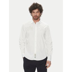 La Martina Риза Aaron MACE30 PP483 Бял Regular Fit