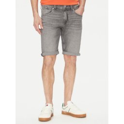 Tommy Jeans Дънкови шорти Ronnie DM0DM20946 Сив Slim Fit