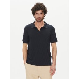 Marciano Guess Тениска с яка и копчета 5GHP03 6326A Тъмносин Regular Fit