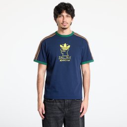 Тениска adidas x Brain Dead Tee Blue/ Collegiate Navy XL