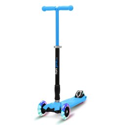 Fun pro TWO Детска тротинетка, 3-6 години, LED колела, 80 кг, сгъваема, регулируема височина (R3-EE2T-2DDH)