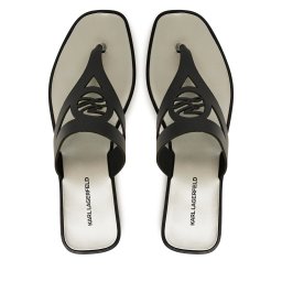 Джапанки KARL LAGERFELD Skoot II KL80407 Черен