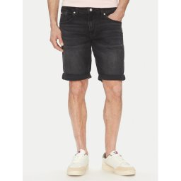 Tommy Jeans Дънкови шорти Ronnie DM0DM20945 Черен Regular Fit