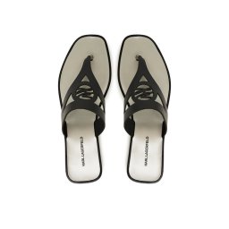 KARL LAGERFELD Джапанки Skoot II KL80407 Черен