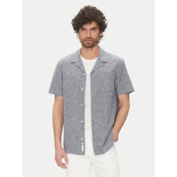 Tommy Jeans Риза DM0DM20895 Тъмносин Regular Fit