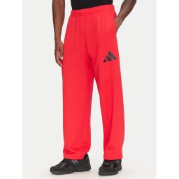 adidas Долнище анцуг Essentials JF3601 Червен Loose Fit