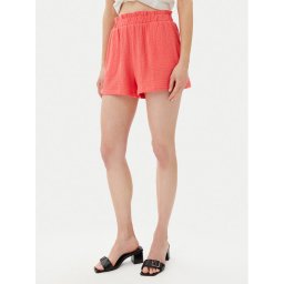 Vero Moda Шорти от плат Natali 10279687 Розов Baggy Fit