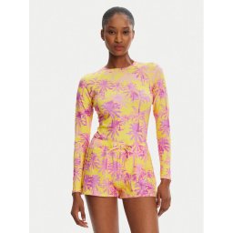 Banana Moon Тениска за плуване Oohla Print JWF22 Жълт