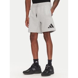adidas Спортни шорти Z.N.E. JJ4892 Сив Regular Fit