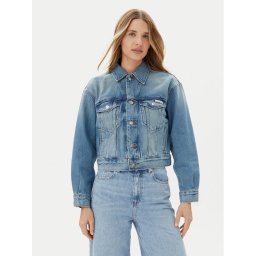Calvin Klein Дънково яке LV047B075G Син Regular Fit