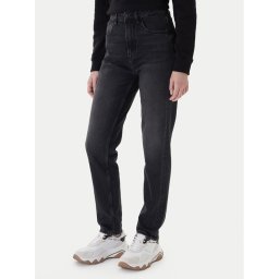 Guess Дънки W2YA21 D4QD1 Черен Mom Fit