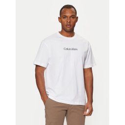 Calvin Klein Тишърт Hero K10K111346 Бял Regular Fit
