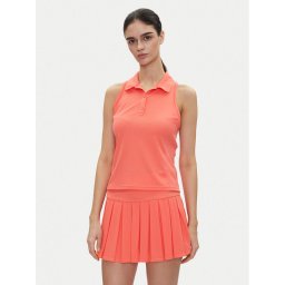 DKNY Sport Тениска с яка и копчета DP5T1185 Коралов Regular Fit
