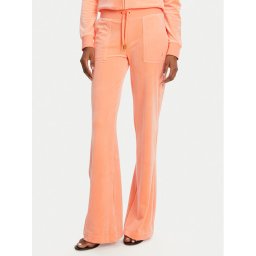 Juicy Couture Долнище анцуг Layla JCSEBJ001 Оранжев Flared Leg