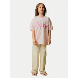 NAME IT Тишърт Barbie 13243113 Розов Relaxed Fit