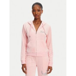 Juicy Couture Суитшърт Robertson JCBAS125805 Розов Regular Fit