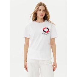 EA7 Emporio Armani Тишърт 7W000491 AF12957 U0002 Бял Regular Fit