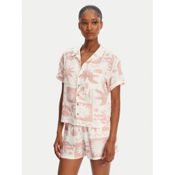 Banana Moon Риза Taylor Floreal MHW03 Розов Loose Fit